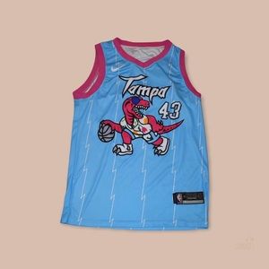 Men’s Large Custom Toronto/Tampa Raptors Pascal Siakam Jersey